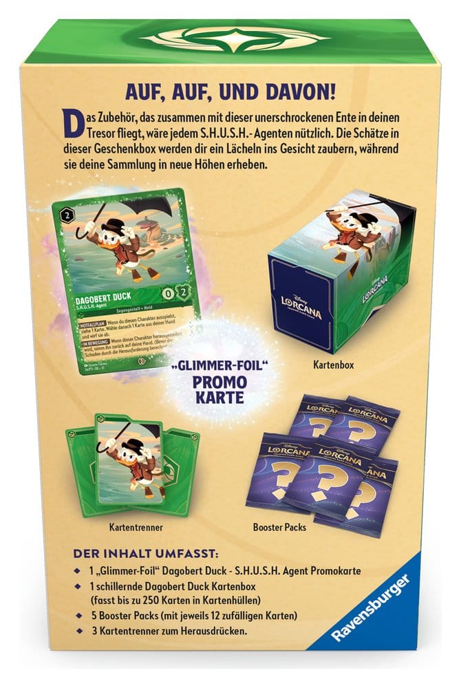 Disney Lorcana TCG Dagobert Duck Gift Box *German Edition* P070885