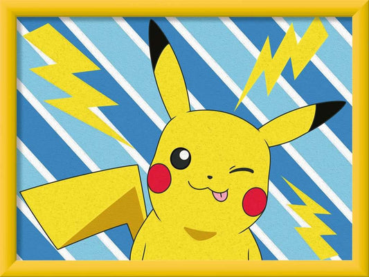 Pokemon CreArt Paint by Numbers Painting Set Pikachu 18 x 24 cm