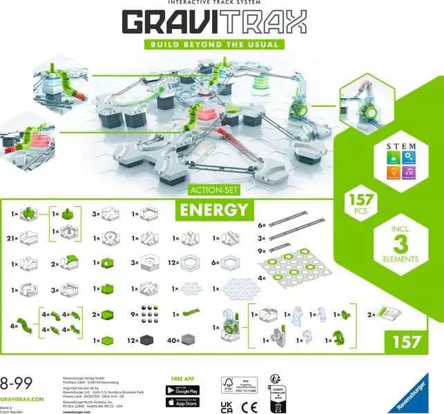 GraviTrax Construction Set Action-Set Energy *Multilingual* P056939
