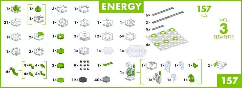 GraviTrax Construction Set Action-Set Energy *Multilingual* P056939