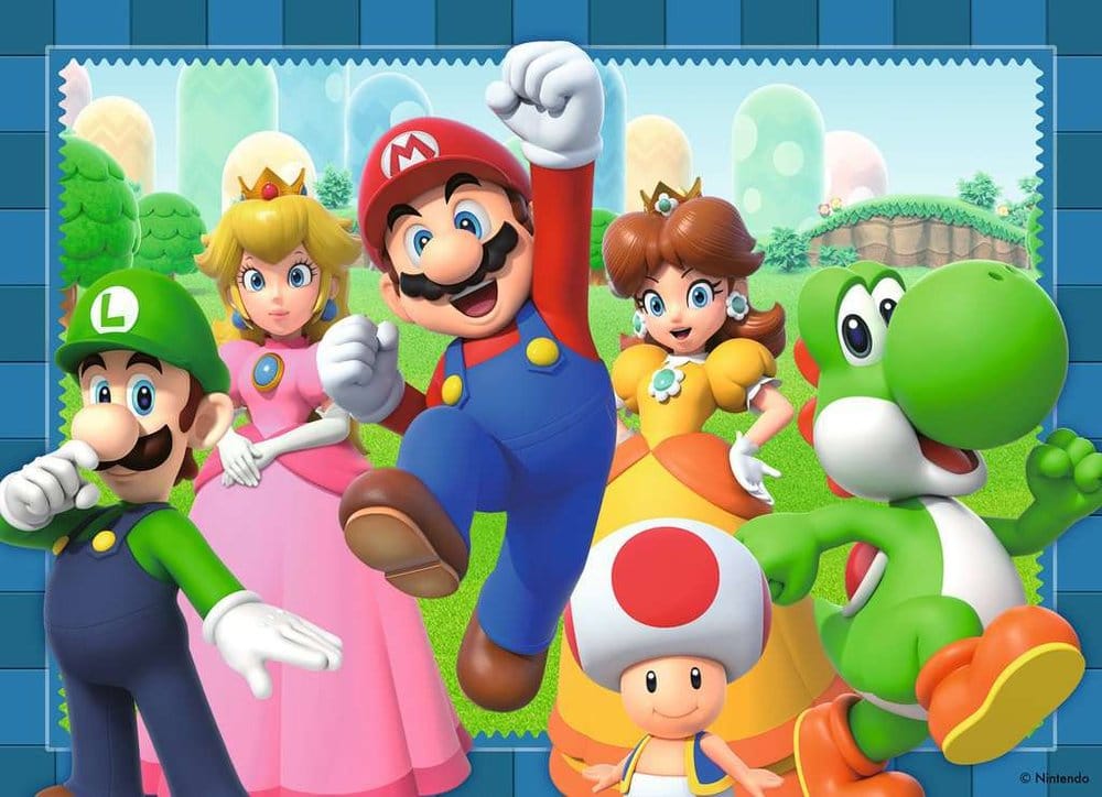 Super Mario Puzzle 4-Pack Time for Mario! (4x100 Pieces) P076808