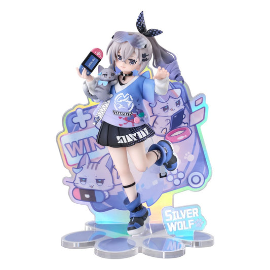 Honkai: Star Rail Rise Up Little Cat Series PVC Statue Silver Wolf Ver. 19 cm P056963