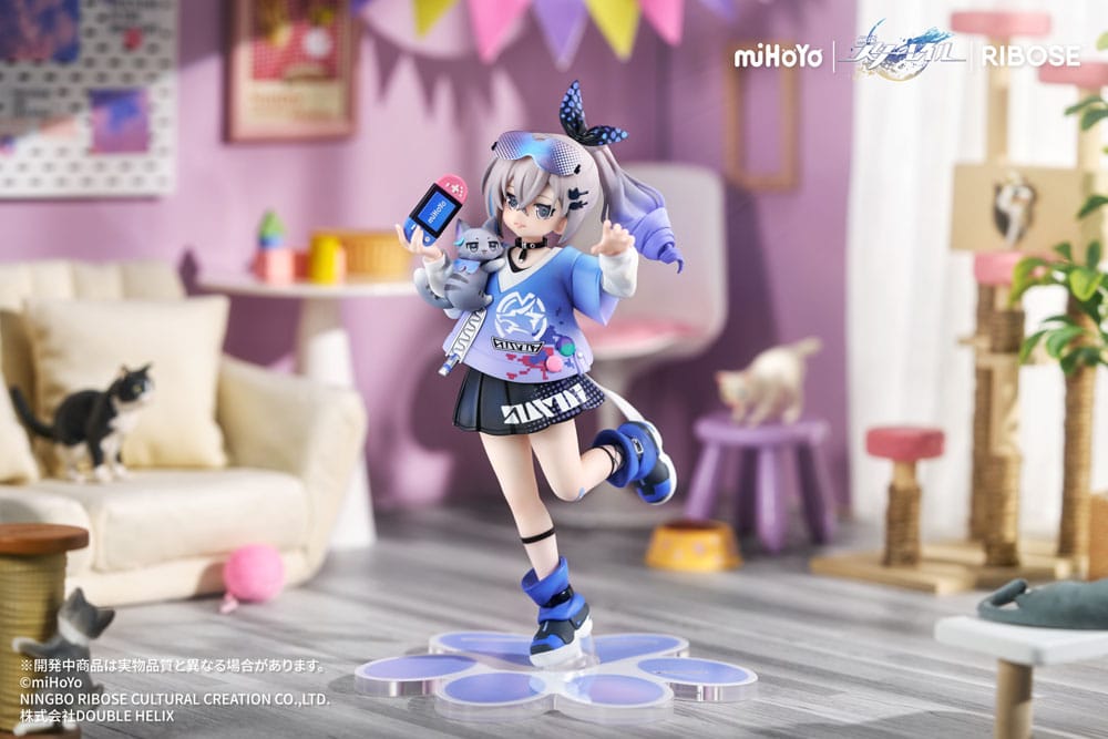 Honkai: Star Rail Rise Up Little Cat Series PVC Statue Silver Wolf Ver. 19 cm P056963