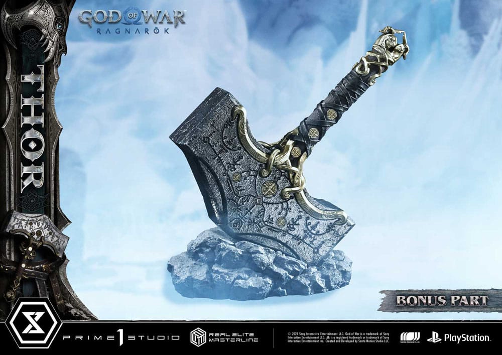 God of War: Ragnarök Real Elite Masterline Series Statue 1/3 Thor Deluxe Bonus Version 105 cm P056987