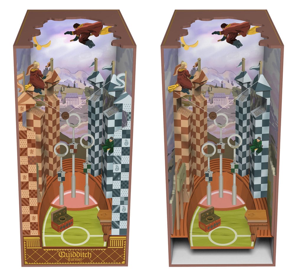 Harry Potter Tiny Adventures Book Nook Mini Diorama Quidditch Pitch 23 cm P057007