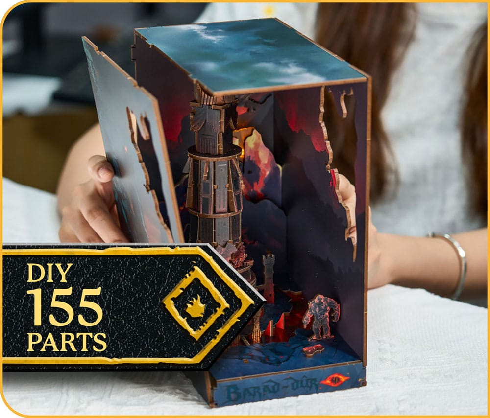 The Lord of the Rings Tiny Adventures Book Nook Mini Diorama Barad-Dur 23 cm