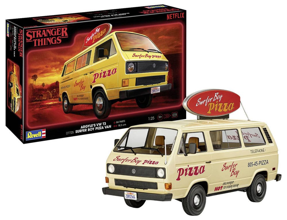 Stranger Things Model Kit 1/25 VW T3 Bus Surfer Boy 19 cm P067717