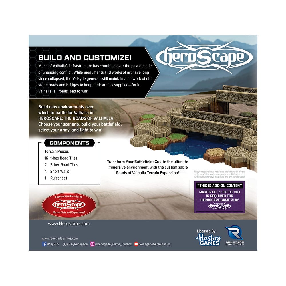Heroscape Terrain Expansion The Roads of Valhalla  *English Version* P057178