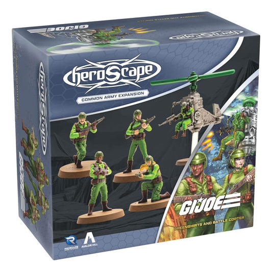 G.I.Joe Heroscape Army Expansion Greenshirts & Battle Copter (Common) *English Version* P065310