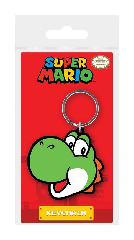 Super Mario Rubber Keychain Yoshi 6 cm P057214