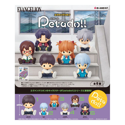 Neon Genesis Evangelion Petadoll Mini Figures Display (6) P057249