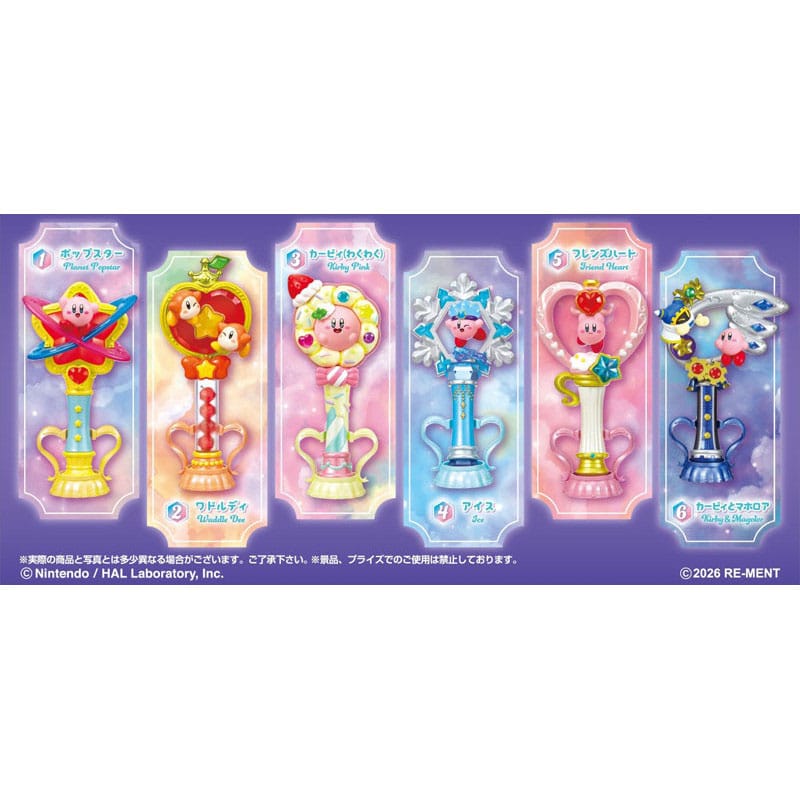 Kirby Mini Figures Twinkle Wand Display (6) P069547