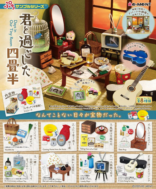 Showa Apartment Story Mini Figures Collection Display (8) P057264