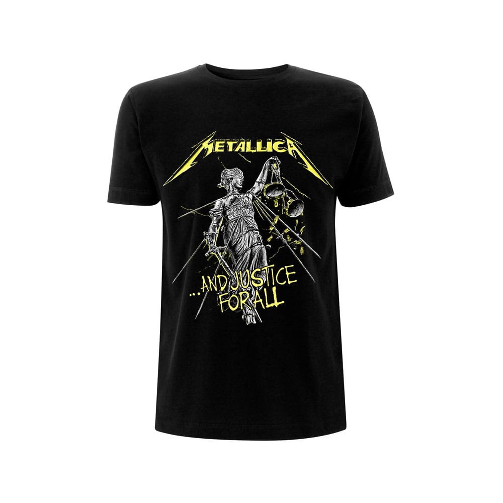 Metallica T-Shirt And Justice For All Tracks Black Size S P057287