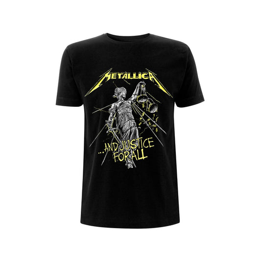 Metallica T-Shirt And Justice For All Tracks Black Size S P057287