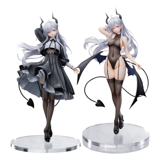 Original Character Fantasias Series Statue 1/6 set of 2 Thea-chan Apprentice Succubus Ver. (Regular Outfit & Underwear Edition) 29 cm P067957