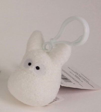 My Neighbor Totoro Plush Backpack Clip Totoro white 6 cm P057336