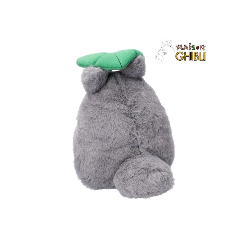 My Neighbor Totoro Nakayoshi Plush Figure Big Totoro with leaf 21 cm P057370