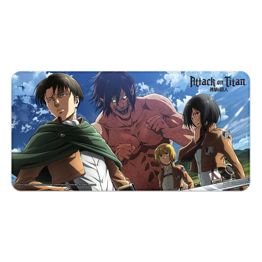Attack on Titan XXL Mousepad Eren, Mikasa, Armin, Levi P069554