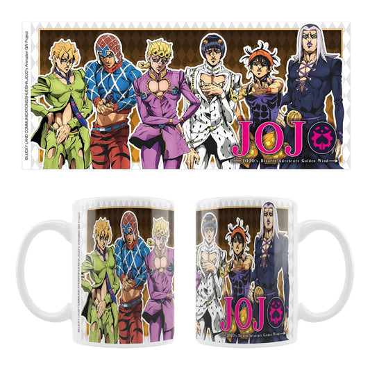 JoJo´s Bizarre Adventure Part 5: Golden Wind Ceramic Mug Main Characters P057506
