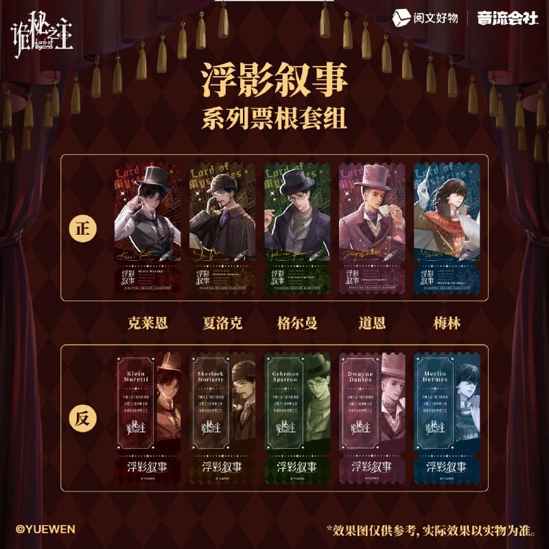 Lord of the Mysteries Blind Box Pin Badge Display (5) P057542