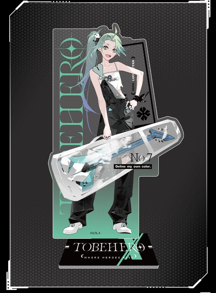 To Be Hero X Acrylic Stand Hero Show Series Lucky Cyan 17 cm P057598