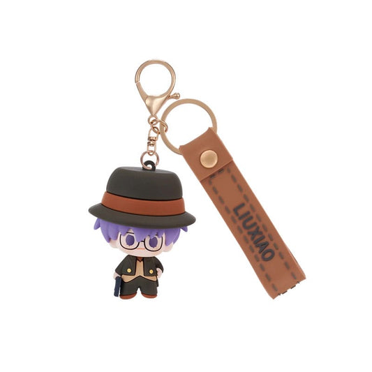 Link Click Rubber Keychain Liu Xiao 6 cm P066480