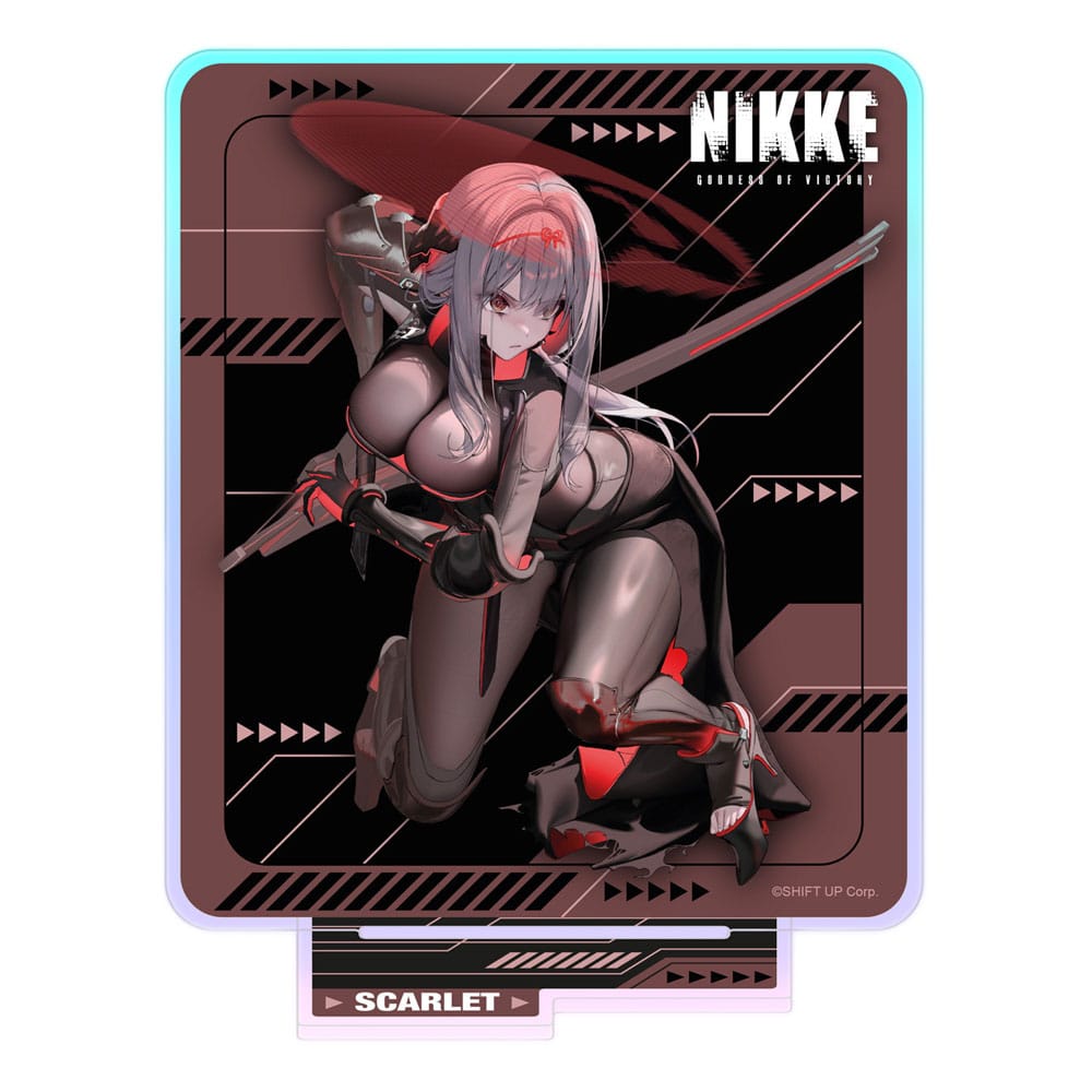Goddess of Victory: Nikke Crouching Series Acrylic Stand Scarlet Holographic 14 cm P057768
