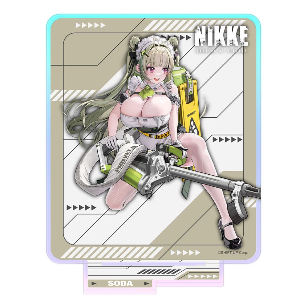 Goddess of Victory: Nikke Crouching Series Acrylic Stand Soda Holographic 14 cm P057772