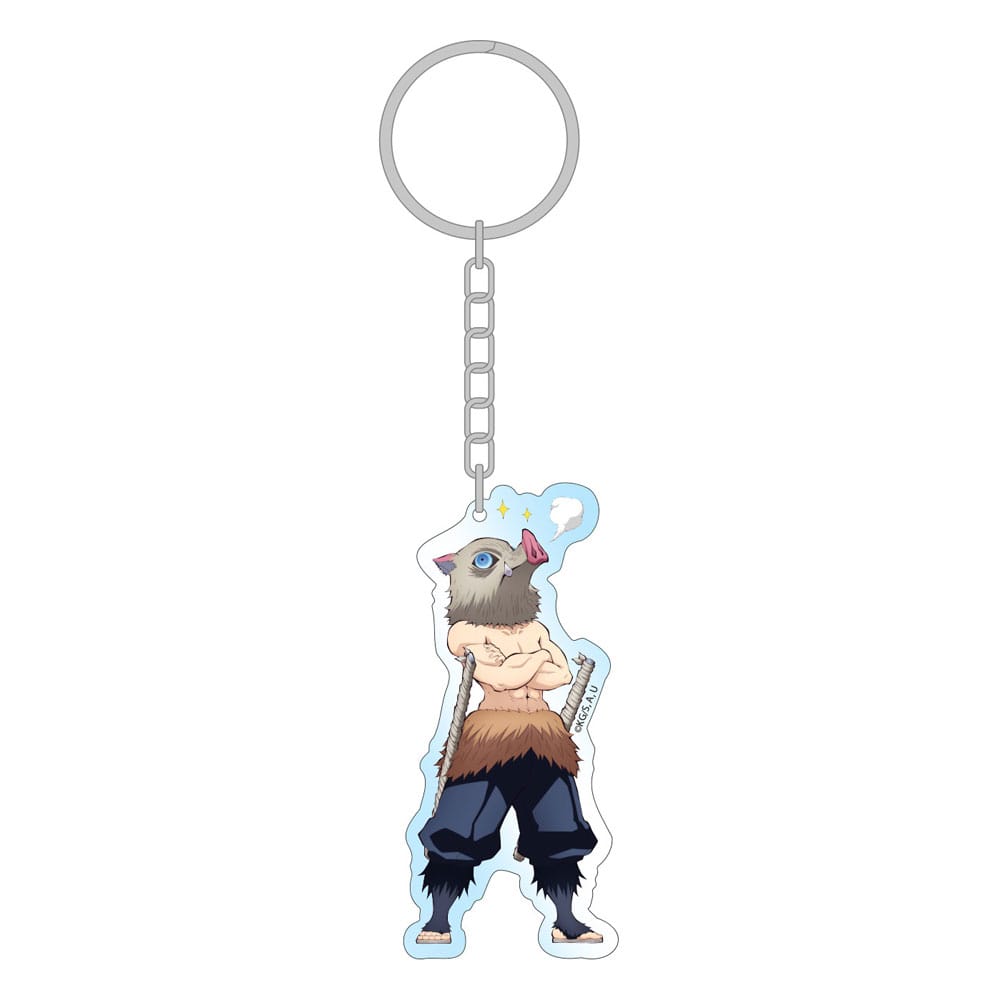 Demon Slayer: Kimetsu no Yaiba Acrylic Keychain Inosuke Holographic 8 cm P066279
