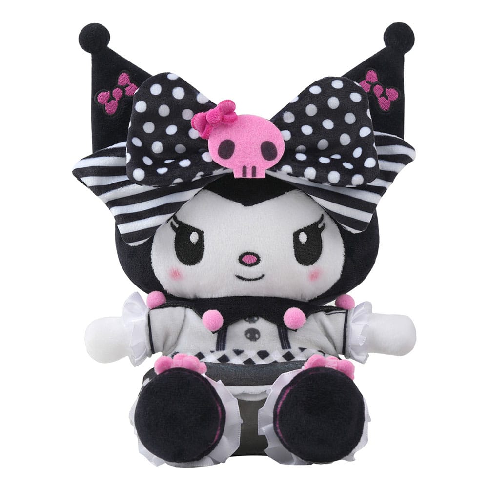 Sanrio Pink Black Party Series Plush Figure Kuromi 17 cm P064876