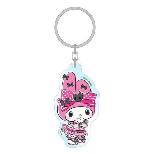 Sanrio Pink Black Party Series Acrylic Keychain My Melody 7 cm P064884
