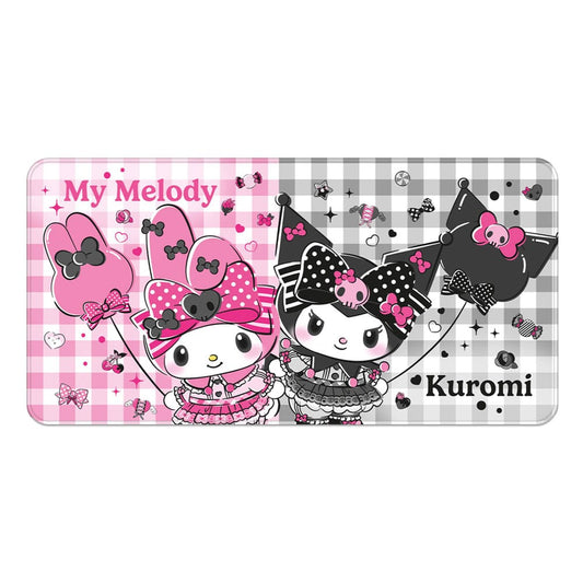 Sanrio Pink Black Party Series XXL Mousepad My Melody & Kuromi P064887