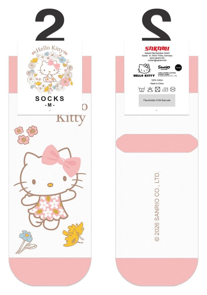 Sanrio Socks Hello Kitty Buttercream Short 36-40 P074650