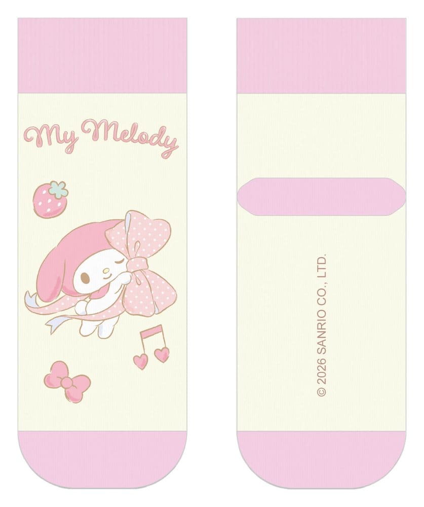 Sanrio Socks My Melody Big Ribbon Short 36-40 P074652