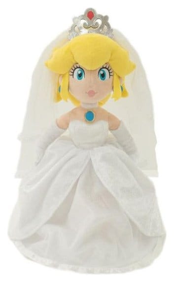 Super Mario Plush Figure Princess Peach Wedding 40 cm P074733