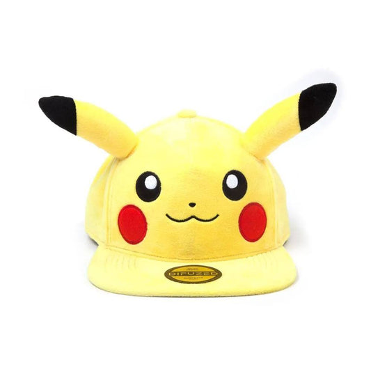 Pokémon Plush Snapback Cap Embarrassed Pikachu P057903
