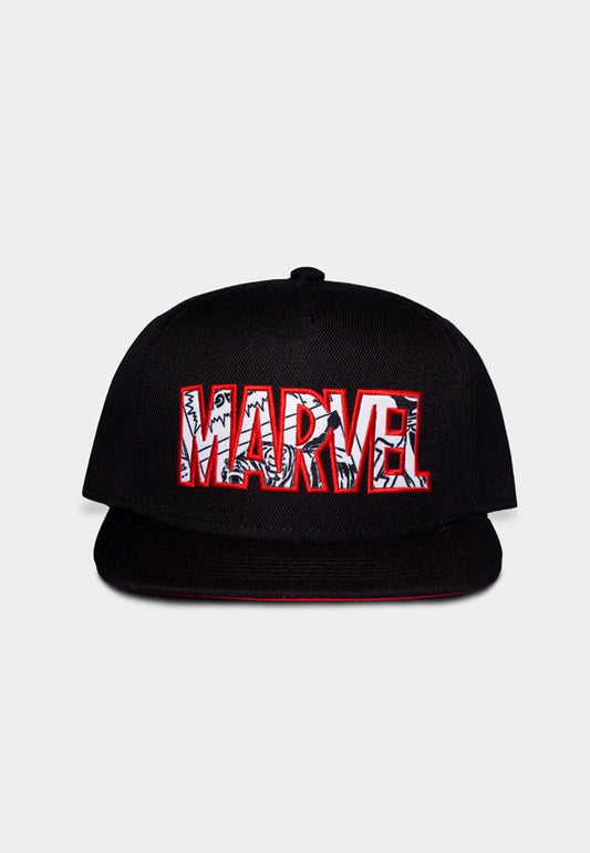 MARVEL SNAPBACK CAP CLASSIC COMIC LOGO