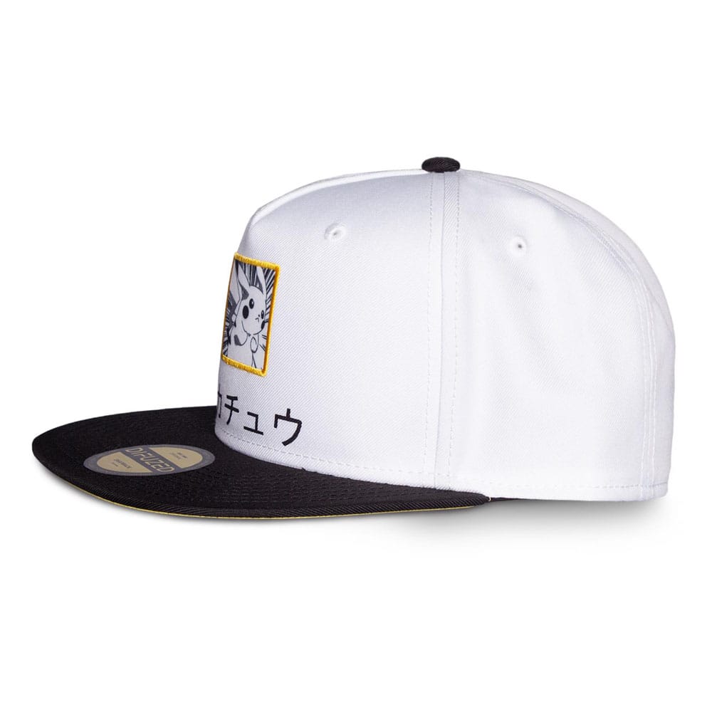 Pokémon Snapback Cap Pikachu Black, White, Yellow P057914