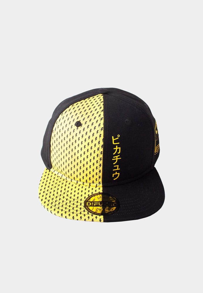 Pokemon Snapback Cap Block Pikachu P057916