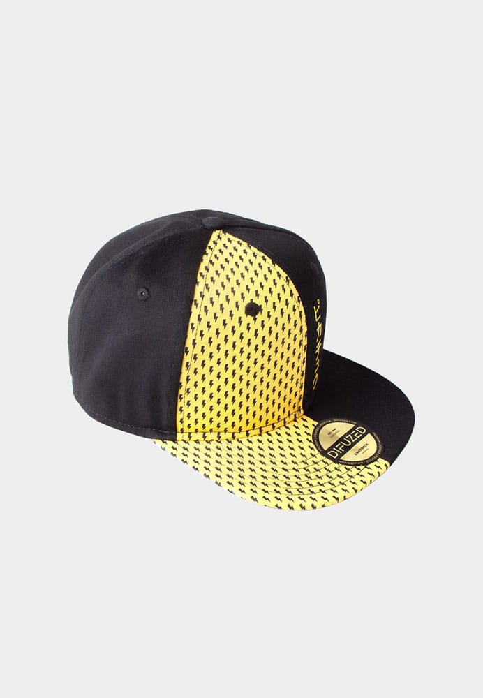 Pokemon Snapback Cap Block Pikachu P057916