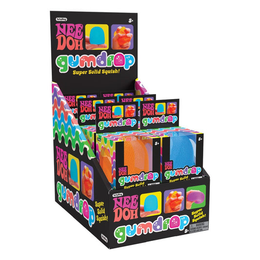 NeeDoh Squeeze Figures Gumdrop Display (12) P069759