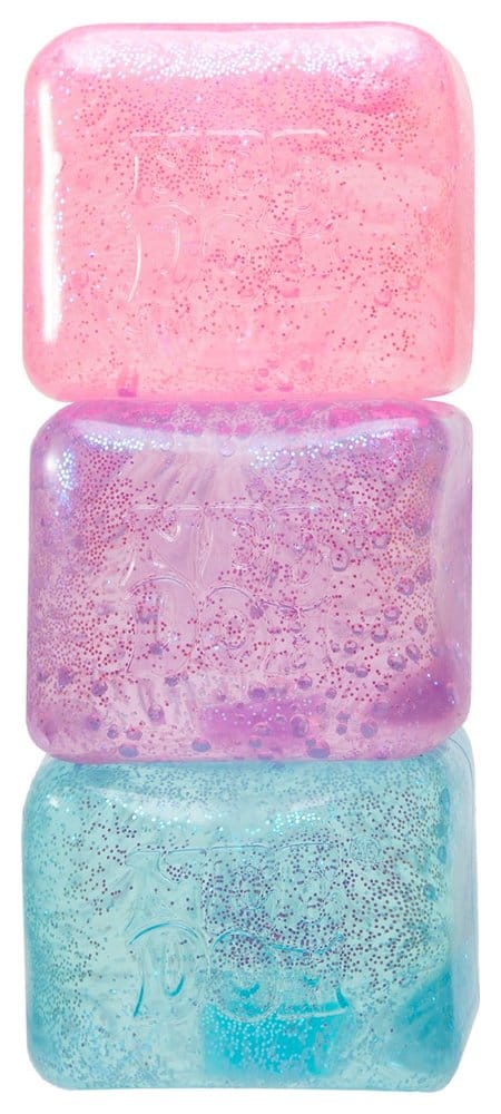 NeeDoh Squeeze Ball Nice Cube Glitter & Glow 5 cm Display (12) P073319