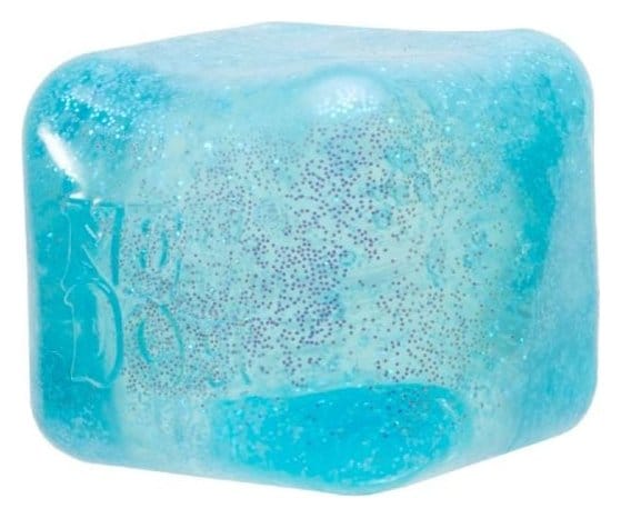 NeeDoh Squeeze Ball Nice Cube Glitter & Glow 5 cm Display (12) P073319