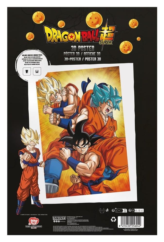 Dragon Ball Super 3D Poster Champa Goku 38 x 58 cm P071444