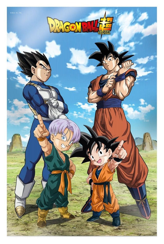 Dragon Ball Super 3D Poster Battle of Gods Goku Vegeta Family 38 x 58 cm P071449