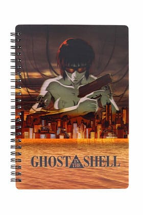 Ghost in the Shell Notebook with 3D-Effect City P058002