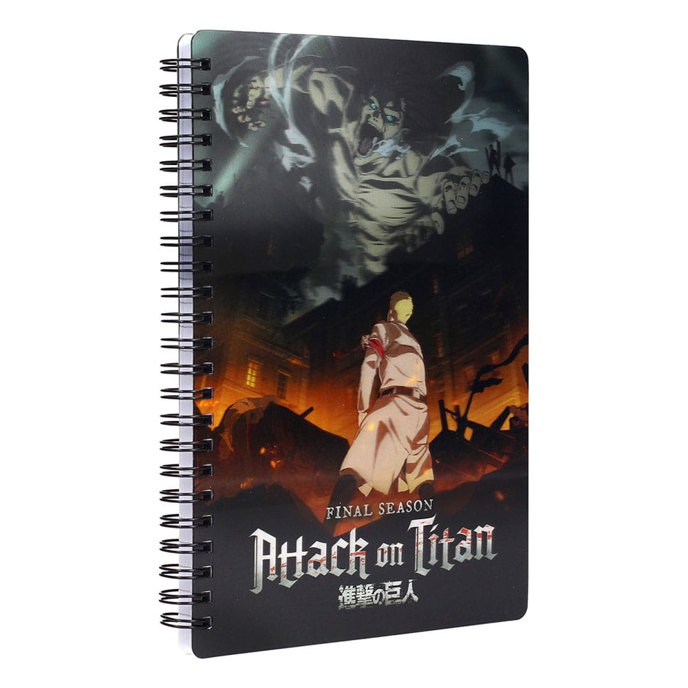 Attack on Titan Notebook with 3D-Effect Titan P058004