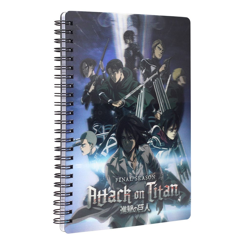 Attack on Titan Notebook with 3D-Effect Group P058006