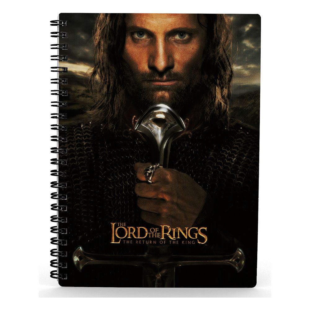 Lord of the Rings Notebook with 3D-Effect Aragorn P058031